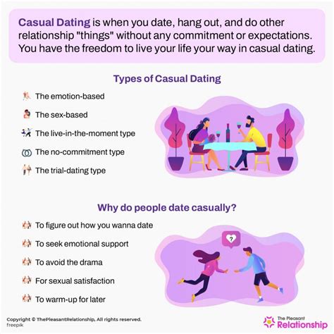 casual dating someone and relationship